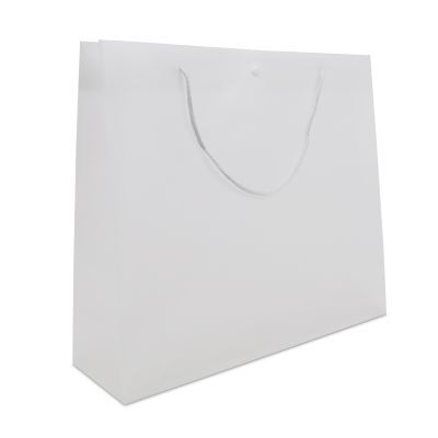 Sacs en plastique haut de gamme avec bouton-pression 41+12x36 cm Semi-transparent (100 pcs) [FP-DQC011]