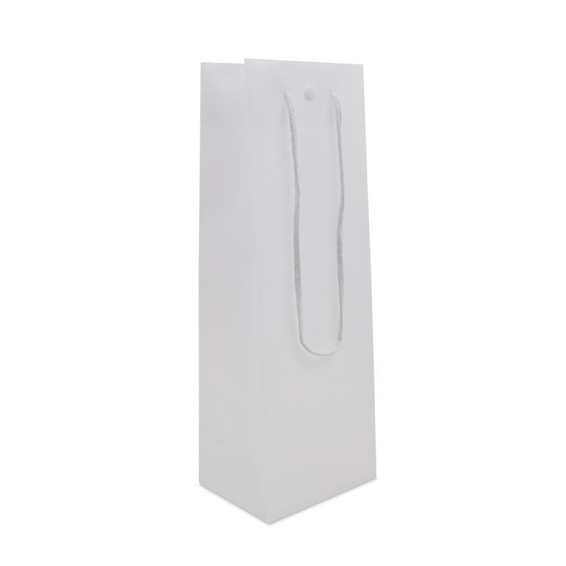 Sacs en plastique haut de gamme pour bouteilles de vin 12+10x36 cm Semi-transparent (100 pcs) [FP-DQC025]