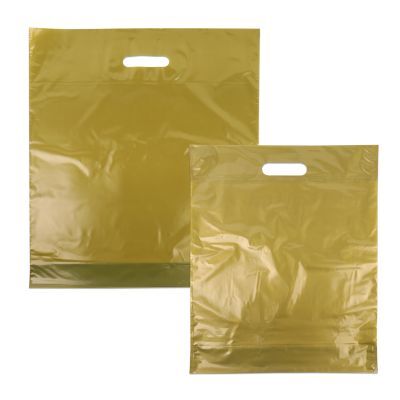 Sac à poignées économiques 45x50+2x4 cm Or (500 pcs) [FP-DQU018]