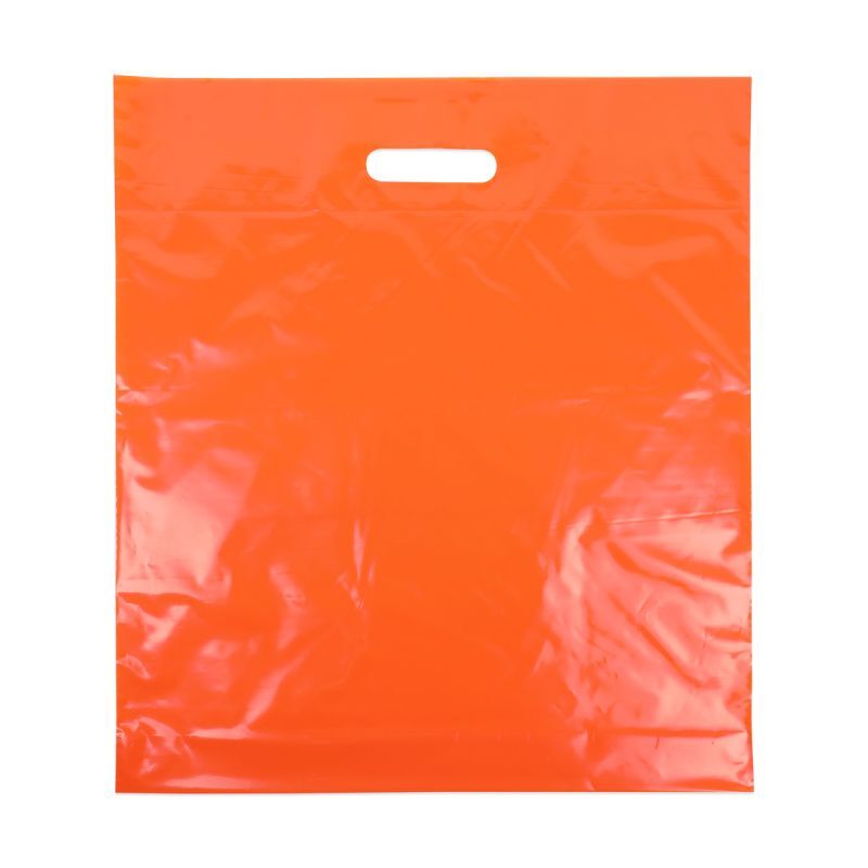 Sac à poignées économiques 45x50+2x4 cm Orange (400 pcs) [FP-DQU205]