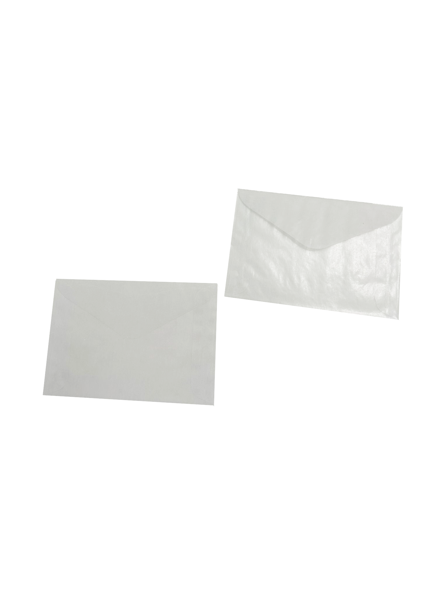 Enveloppe papier cristal 12.5x8.5cm (100 pièces) [G18]