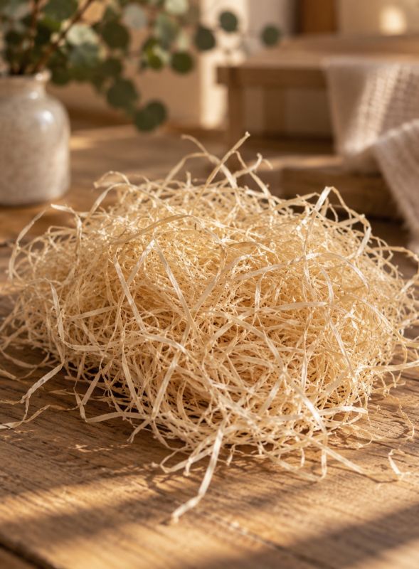 Laine de bois pour calage et emballage (5 kg) [FP-VPM004]