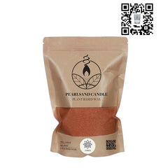 Bougie parfumée Pearlsand 400 g ambre (6 pièces) [IFS-32919]
