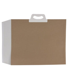 Sac d'expédition en papier recyclé avec rabat 41x46,5+2x4 cm Marron (100 pcs) [FP-VZP017]