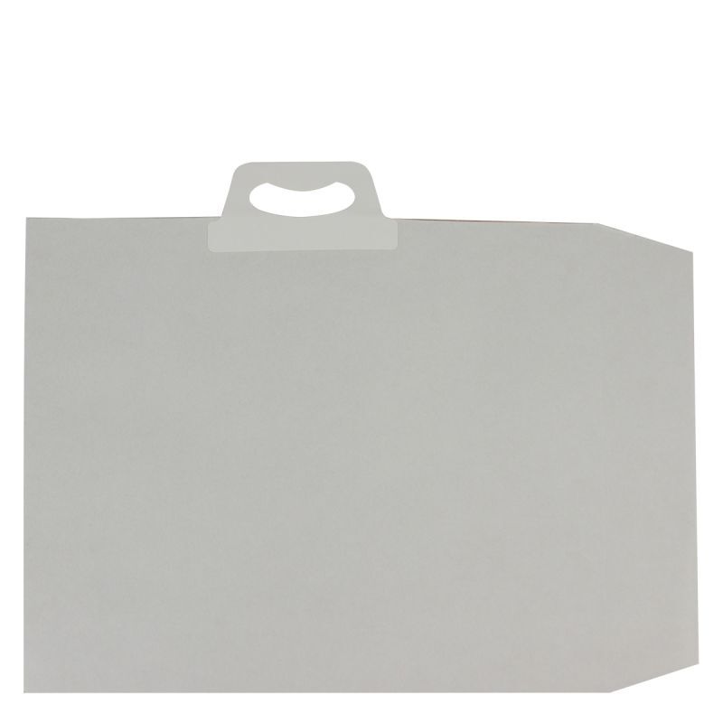 Sac d'expédition en papier recyclé avec rabat 41x46,5+2x4 cm Blanc (100 pcs) [FP-VZP018]