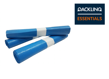 Sacs poubelle 65/25 x 140 cm Bleu (100 pièces) [TB65140B]
