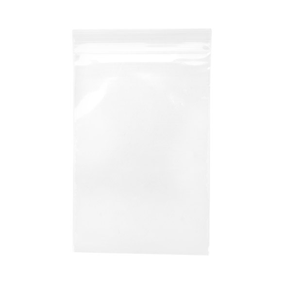 Sachet zip transparent PE-BD avec trou pour suspension 10,2x10,2cm (100 pièces) [2PR44]