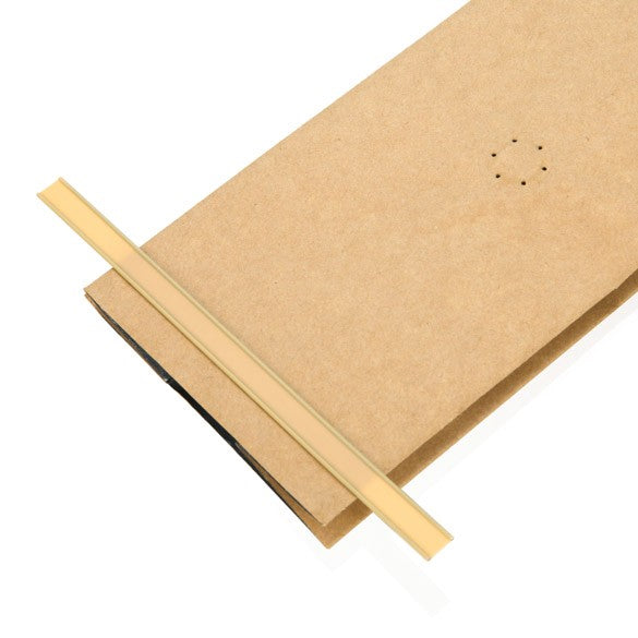 Attaches twist adhésives pour sacs à café en kraft, 14cm (100 Pieces) [TT5KRD]