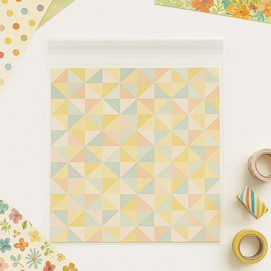 Sachet plastique plat grand format 31,6x33cm Refermable par Rabat Adhésif (100 pièces) [B1213]