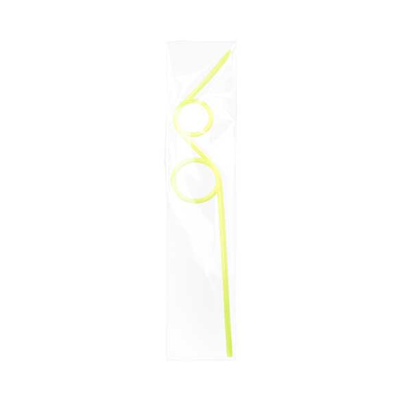 Sachet plastique transparence cristalline 5,7x35,6 cm avec Rabat Adhésif (100 pièces) [B214]