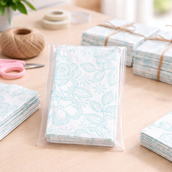 Sachet plastique transparence cristalline 7,5x9,5cm sans rabat (100 pièces) [B2NFXL]