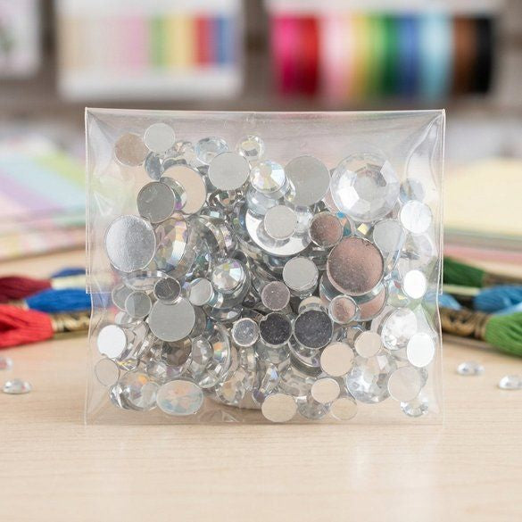 Sachet plastique transparence cristalline 6,5x6,5+3cm avec Rabat Adhésif (100 pièces) [B2X2]