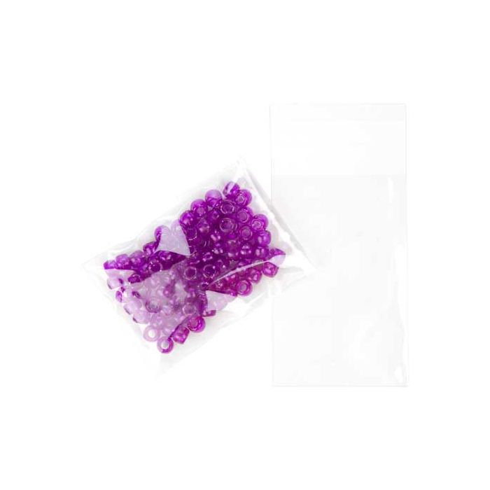 Plastic Bags 6.8x10.8cm Transparent Peel and Seal