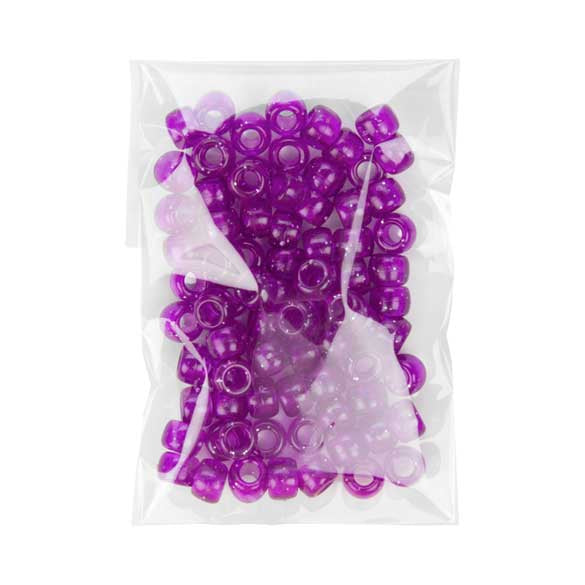 Sachet plastique transparence cristalline 6,8x10,8cm avec Rabat Adhésif (100 pièces) [B2X4M]