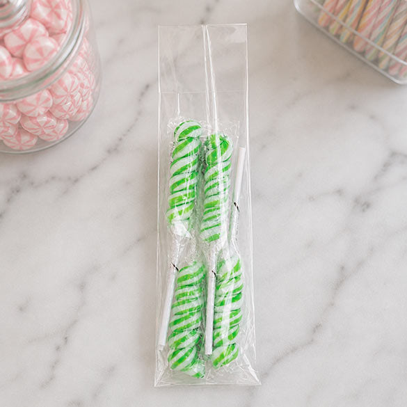 Sachet plastique transparence cristalline 5,6x15,4cm avec Rabat "Sécurisée" (100 pièces) [B2X6SPC]