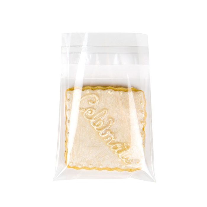 Sachet plastique transparence cristalline 8,5x9cm avec Rabat Adhésif (100 pièces) [B33XL]