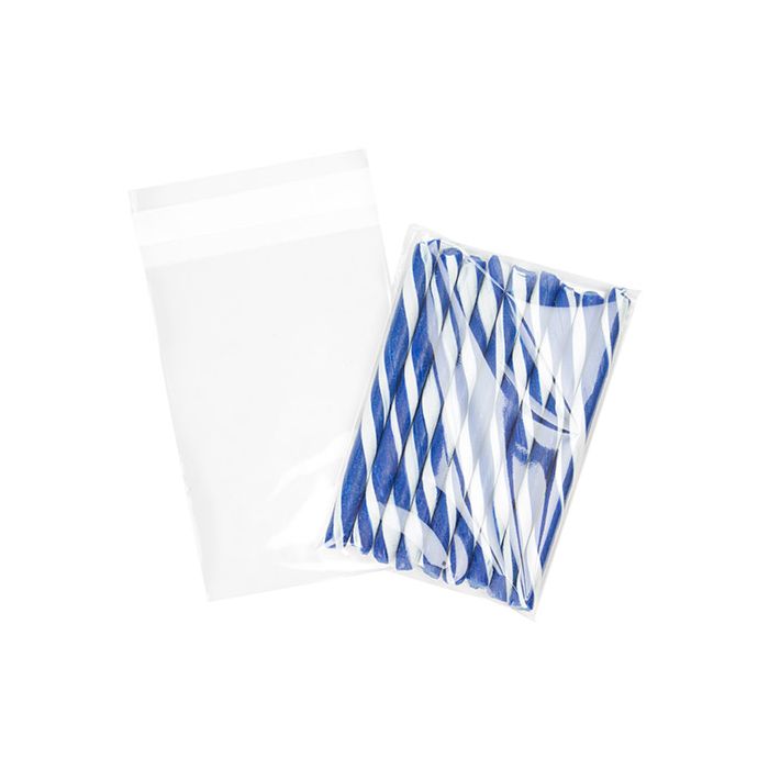 Plastic Bags 10x14.5cm Transparent Peel and Seal
