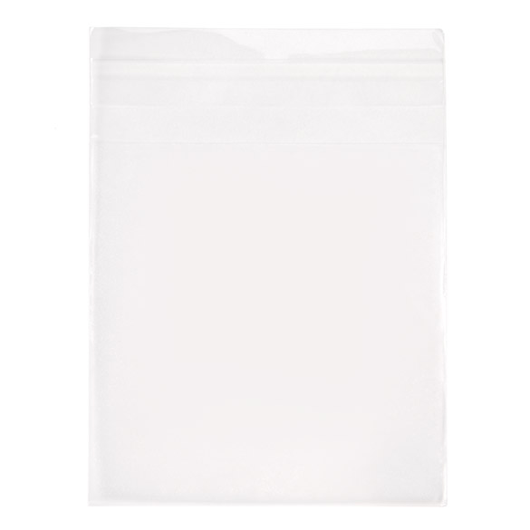 Sachet Plastique glacés 10,2x10,2 cm Rabat Adhésif (100 pièces) [B44F]