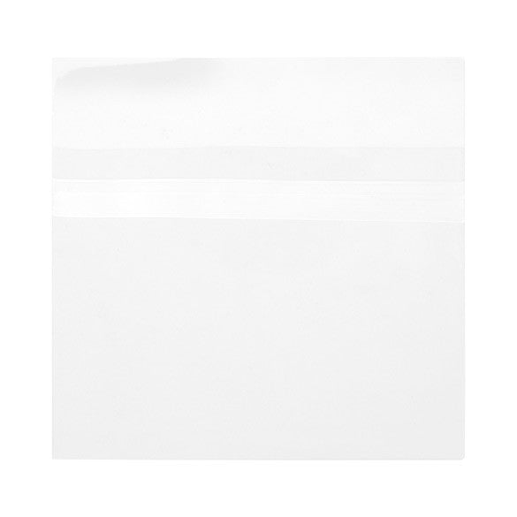 Sachet plastique transparence cristalline 15x11,4cm avec Rabat "Sécurisée" (100 pièces) [B45PC]