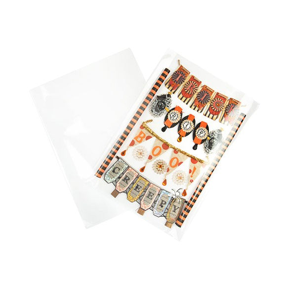 Sachet plastique transparence cristalline 12,6x18cm sans rabat (100 pièces) [B47NF]