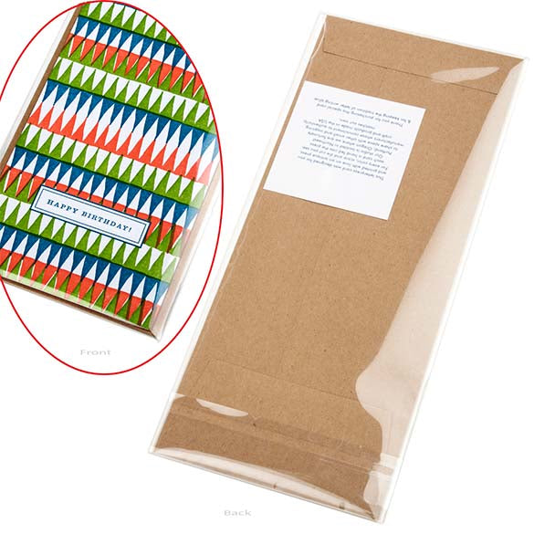 Sachet plastique transparence cristalline 11x24+4cm avec Rabat Adhésif (100 pièces) [B49]