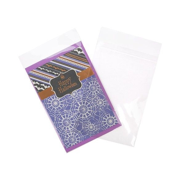 Sachet plastique transparence cristalline 15x23,5+4cm avec Rabat "Sécurisée" (100 pièces) [B59PC]