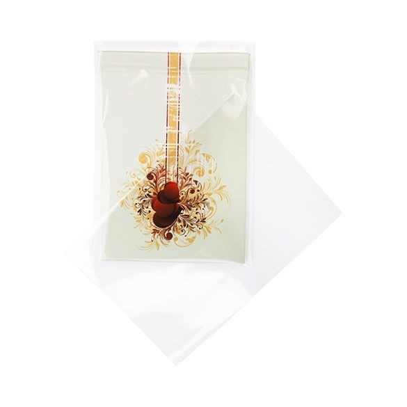 Sachet plastique transparence cristalline 12,7x17cm sans rabat (100 pièces) [B65WNF]