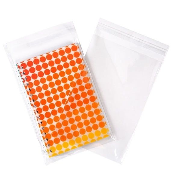 Sachet plastique transparence cristalline 16,5x24+4cm avec Rabat Adhésif (100 pièces) [B6H9H]