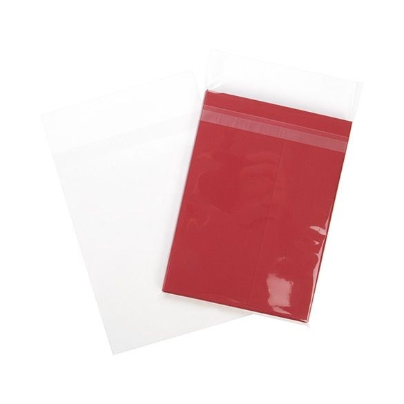 Sachet plastique plat grand format 14,5x19+4cm Refermable à Fermeture “Sécurisée” (100 pièces) [B7B1PC]