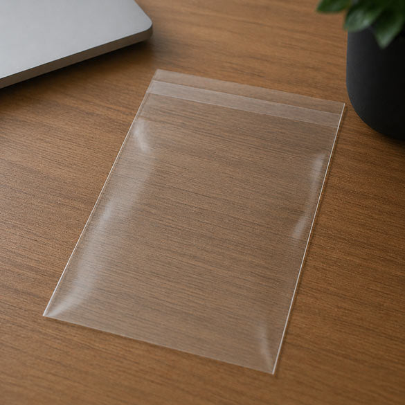 Sachet plastique plat grand format 23,5x28,9cm Refermable à Fermeture “Sécurisée” (100 pièces) [B911PC]