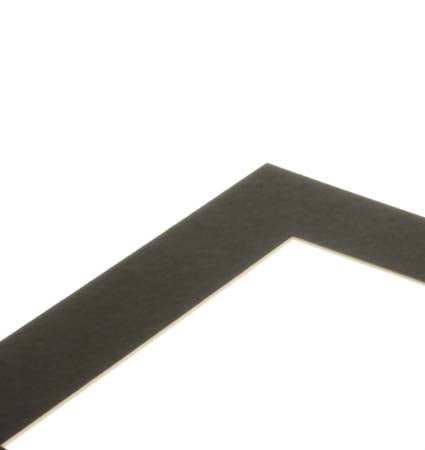 Passe partout Noir 7.5 x 11.5cm pour le découpage intérieur. 30.5 x 40.6cm (25 Pièces) [MS30040]