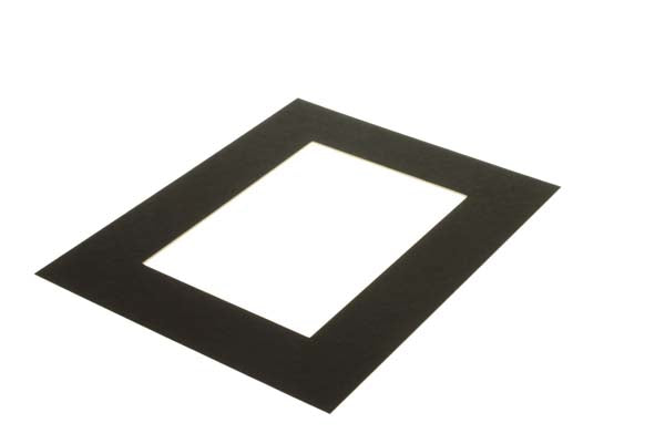 Passe partout Noir 27 x 34cm pour le découpage intérieur. 40.6 x 50.8cm (10 Pièces) [MS20047]