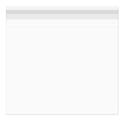 Sachet plastique plat grand format 92,6x81,9cm Refermable par Rabat Adhésif (100 pièces) [B36]