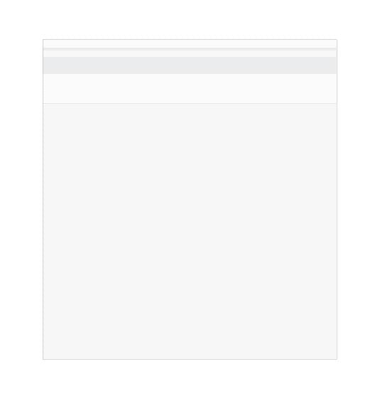 Sachet plastique plat grand format 34,1x61,6cm Refermable par Rabat Adhésif (100 pièces) [B1340]