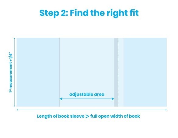 Couverture pour livre transparente ajustable 20.3 x 35.6 cm [BC8]