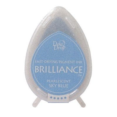Ink Pads Brilliance Dew drops Pearlescent Sky blue (1 pc)