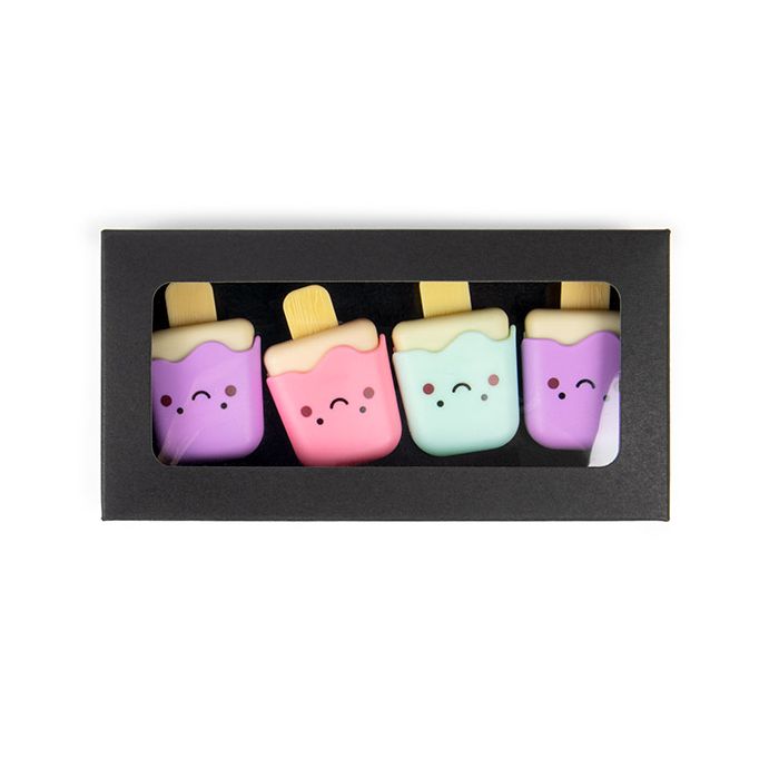 Boîte cadeau noir avec fenêtre attachée 7x2.1x13.8 cm (25 pièces) [WKRGB315]