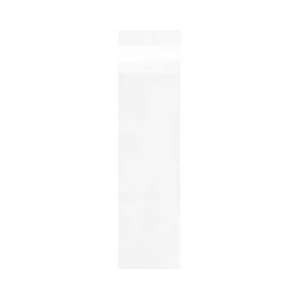 Sachet plastique transparence cristalline Refermables 5,5x18+4 cm (100 pièces) [BM4]
