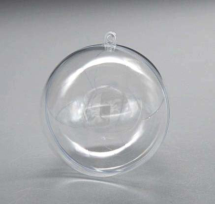 Boule en plastique transparent 5cm (25 pièces) [PEP-1002050]