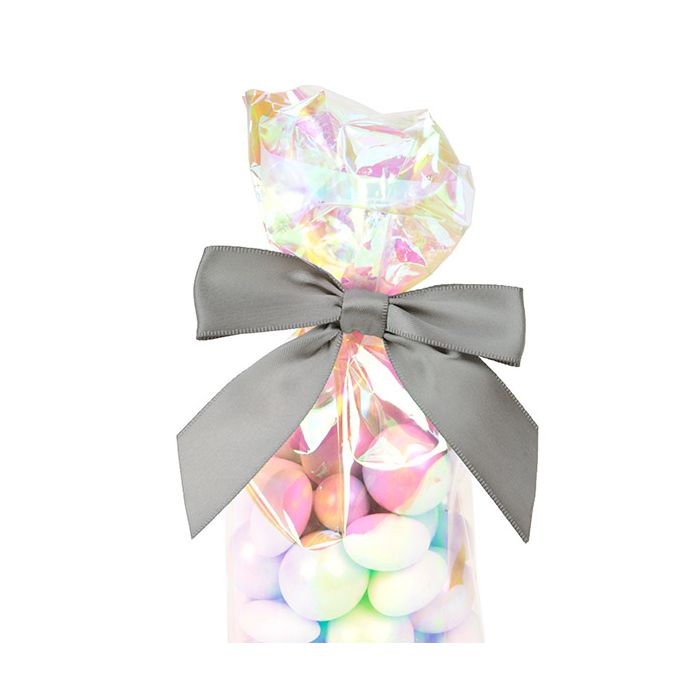 Noeuds pré-noués 8,9 cm Gris (25 pièces) [BOWGY]