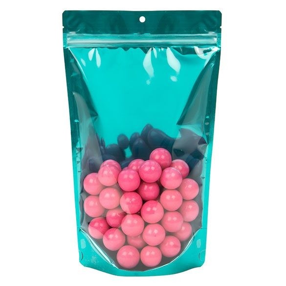 Doypack avec dos Bleu sarcelle 17.1x8.9x28.6cm | 340g (100 pièces) [ZBGB4TL]