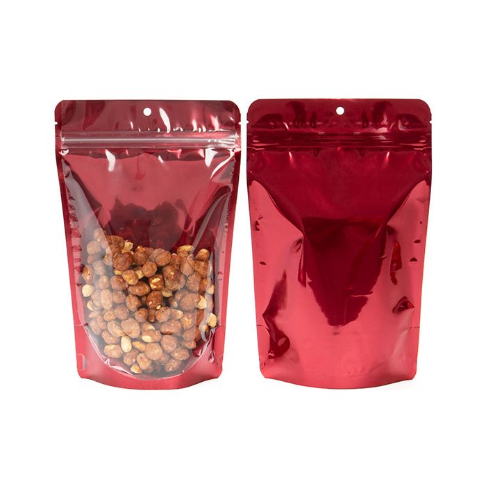 Doypack Rouges 14,9x8,9x23,2cm Trou de suspension (100 pièces) [ZBGB7RD]