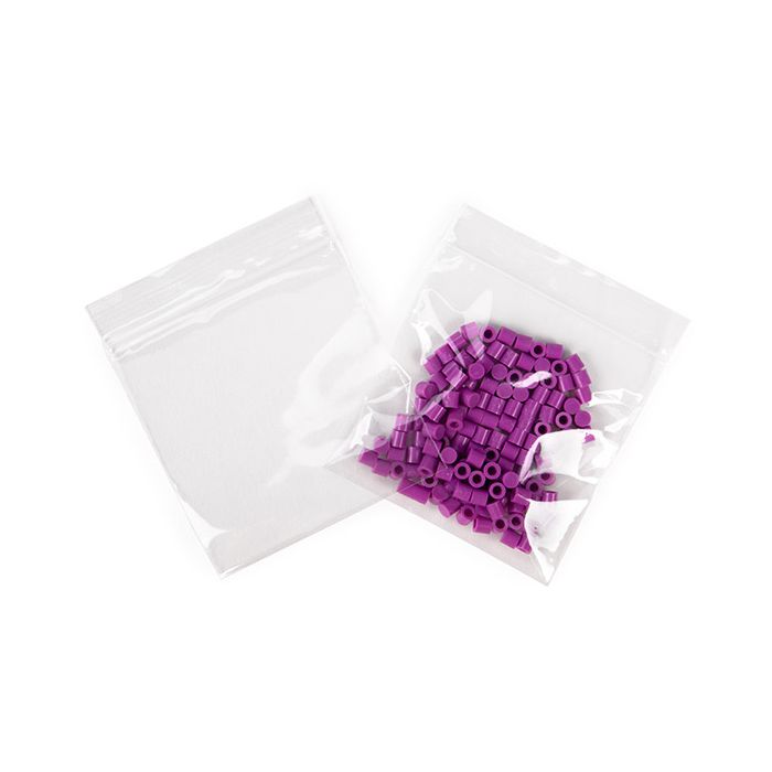 Sachet Zip 7,6x7,6 cm PE 50 microns (100 pièces) [CEZC33]