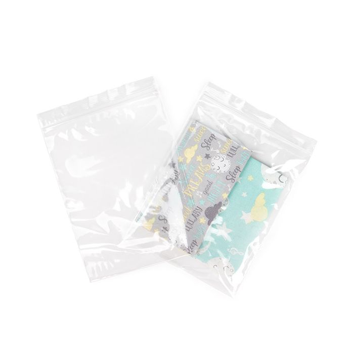 Sachet Zip 15,2x20,3 cm PE 50 microns (100 pièces) [CEZC68]