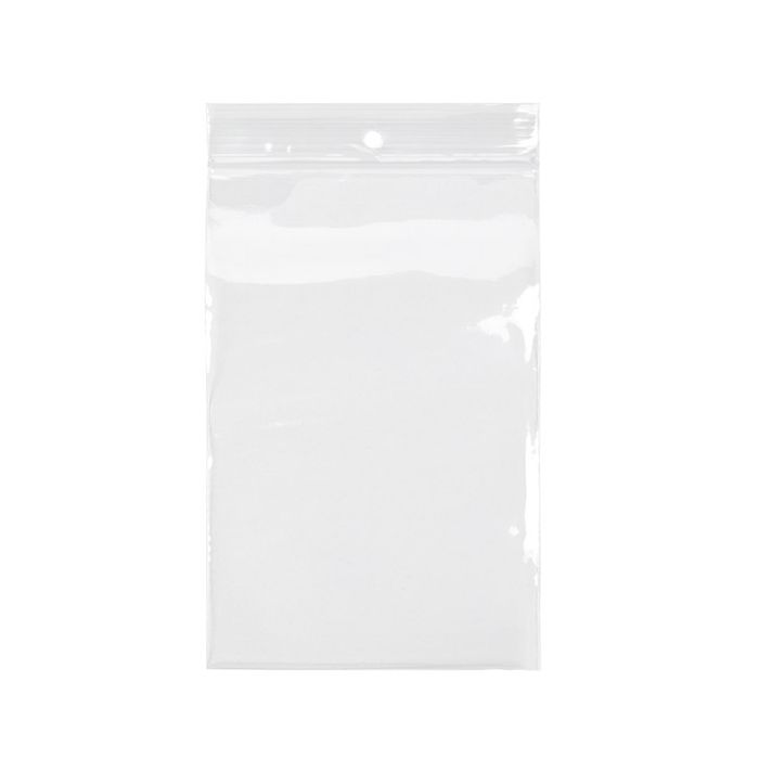 Sachet zip Avec trou rond 10,2x15,2 cm (100 pièces) [CEZR46]