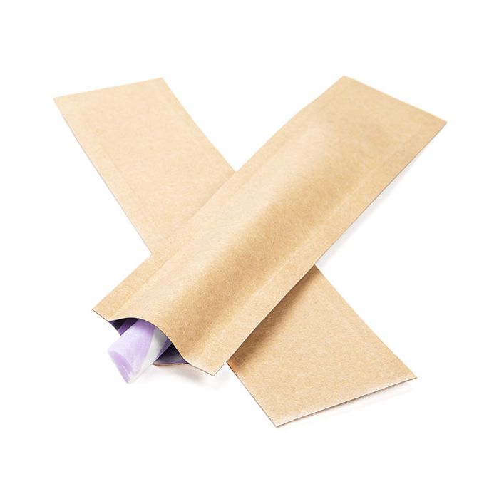 Sachet à usage unique Kraft, résistant à l'épreuve des enfants  4 x 15 cm (100 pièces) [CRB6K]