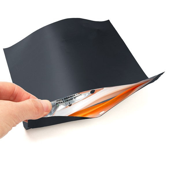 Sachets à poches résistant aux enfants, noir mat, 30,5 x 10,2 x 22,9 cm (100 pièces) [CRP129MB]