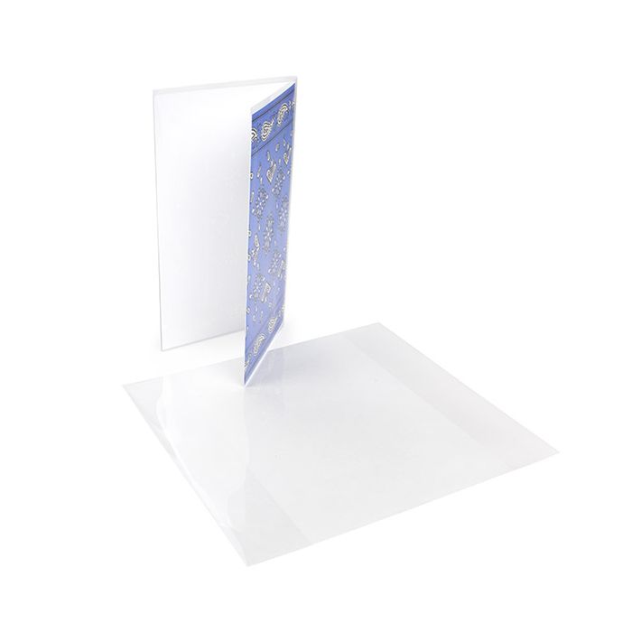 Couvertures de cartes Transparent 24,8x22,1 cm (100 pièces) [CJBS]