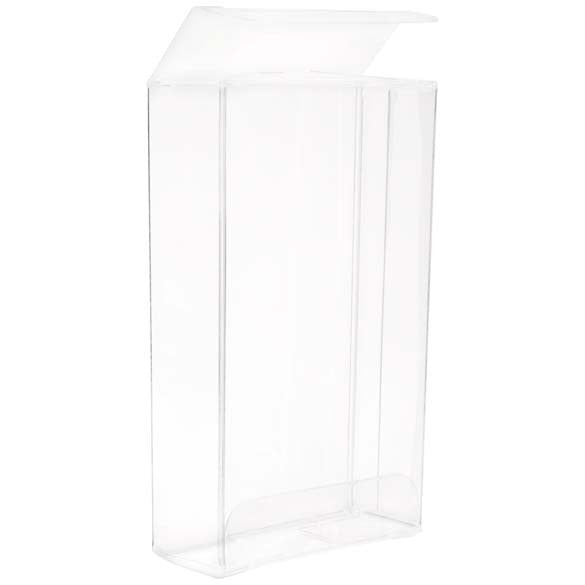 Boites cadeau plastique à transparence cristalline 5.4x1.7x9.2cm (25 Pièces) [FB36]