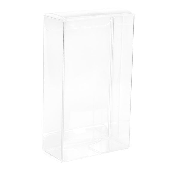 Boites cadeau plastique à transparence cristalline 5.4x2.5x9.2cm (25 Pièces) [FB91]